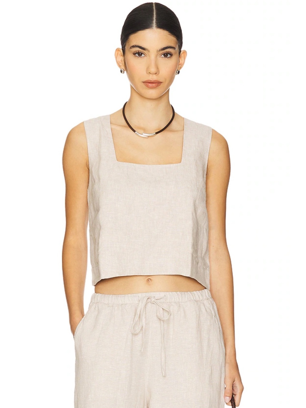 Rails | Alira Top in Heathered Flax - Medium